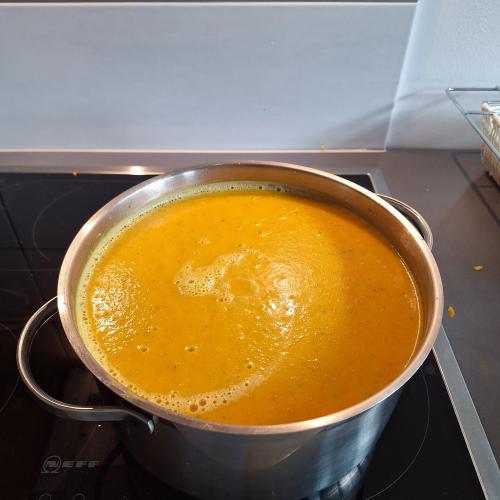 Zubereitung einer Kürbissuppe 4