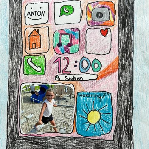 Zeichnung eines Kindes - Foto 2