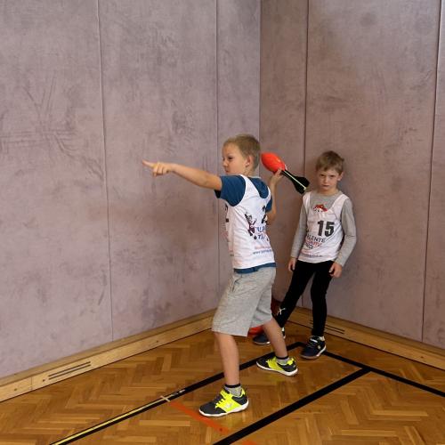 beim Weitwurf Foto 2