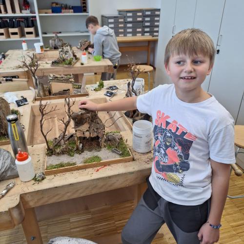 eine Krippe entsteht Bild 7