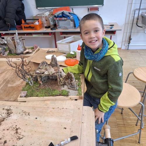 eine Krippe entsteht Bild 10