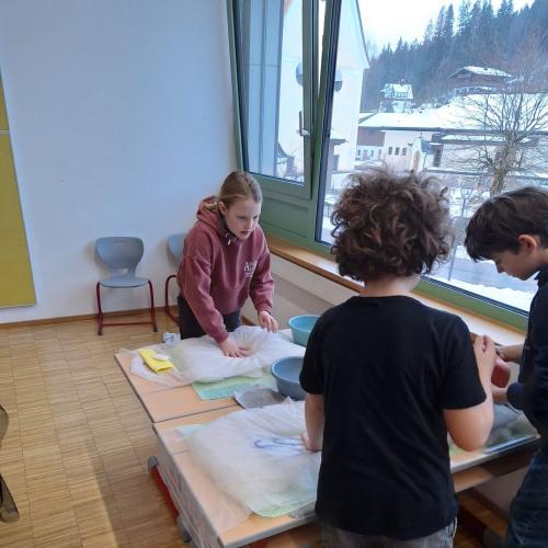 Nassfilzen in der 4. Klasse Foto 1