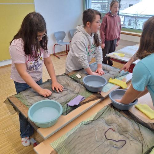 Nassfilzen in der 4. Klasse Foto 7